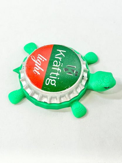 Kraftig Light - Bottle Cap Magnet Turtle Shell Shocked Art