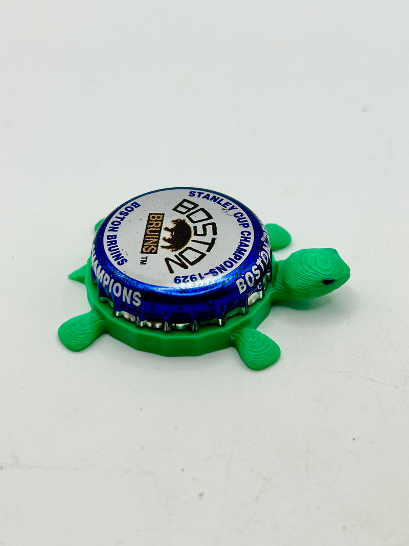 Boston Bruins Stanley Cup Champions (1929) - Bottle Cap Magnet Turtle Shell Shocked Art