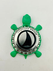 Full Sail Brewing Co (Silver) - Bottle Cap Magnet Turtle Shell Shocked Art