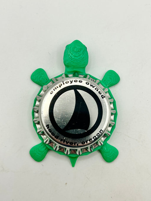 Full Sail Brewing Co (Silver) - Bottle Cap Magnet Turtle Shell Shocked Art
