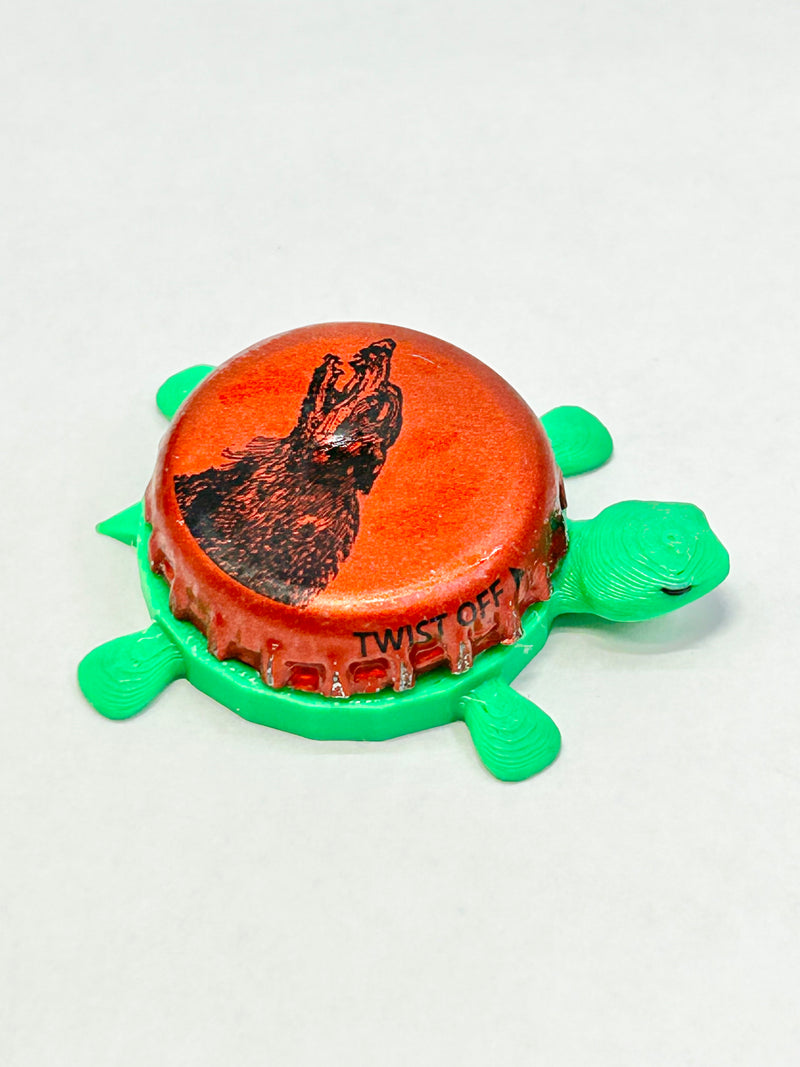 Wild Range IPA - Bottle Cap Magnet Turtle Shell Shocked Art