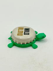 Wild Blond - Martha Tripel Belgian Style - Bottle Cap Magnet Turtle Shell Shocked Art