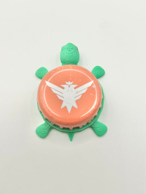 Smirnoff Eagle (Peach) - Bottle Cap Magnet Turtle Shell Shocked Art