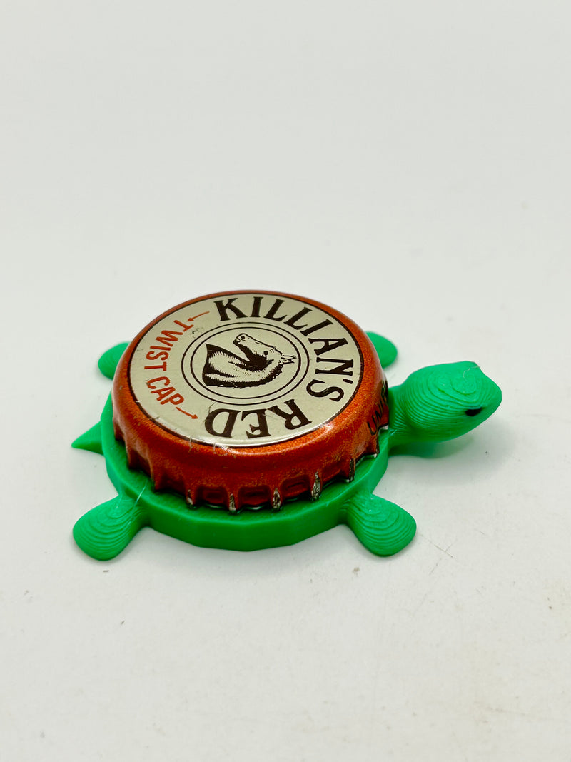Killian's Irish Red (Vintage, Rare) - Bottle Cap Magnet Turtle