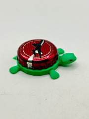Jet City Brewing - Bottle Cap Magnet Turtle Shell Shocked Art