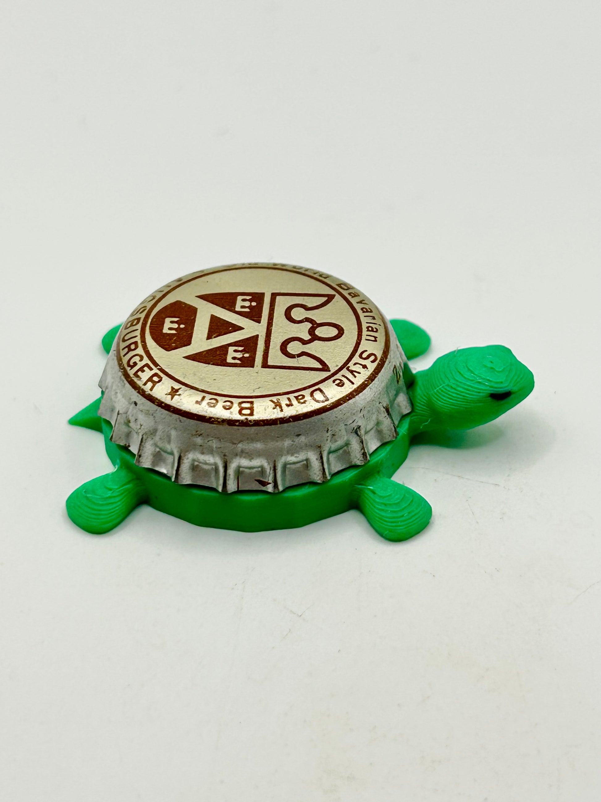 Augsburger - Bottle Cap Magnet Turtle Shell Shocked Art