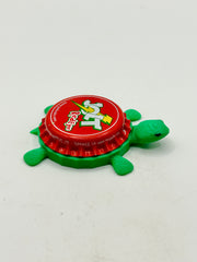 Jolt Redeye - Bottle Cap Magnet Turtle Shell Shocked Art