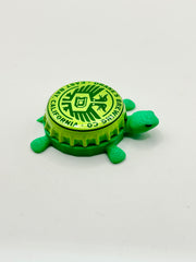 Drake’s Brewing (Green) - Bottle Cap Magnet Turtle Shell Shocked Art