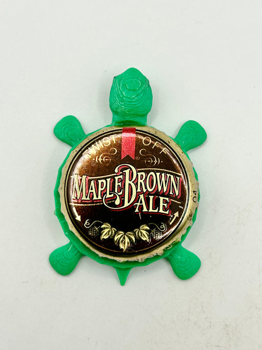 Michelob Maple Brown Ale - Bottle Cap Magnet Turtle (Copy) Shell Shocked Art