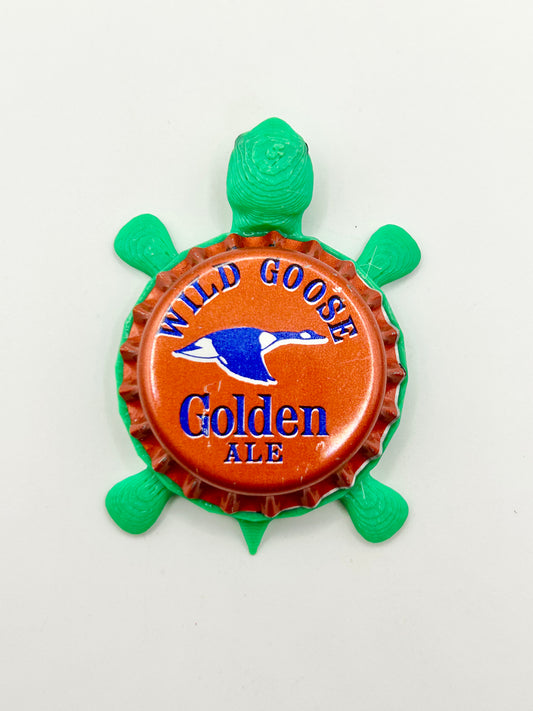 Wild Goose Golden Ale - Bottle Cap Magnet Turtle