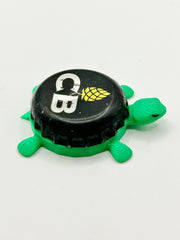 Craft Brewers (CB) - Bottle Cap Magnet Turtle Shell Shocked Art