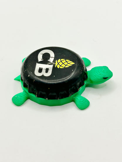 Craft Brewers (CB) - Bottle Cap Magnet Turtle Shell Shocked Art