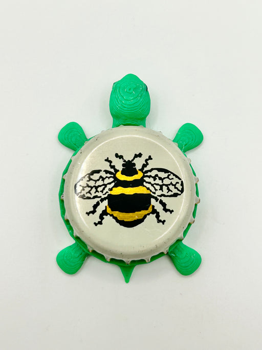 Brakspear Brewing - Bottle Cap Magnet Turtle Shell Shocked Art