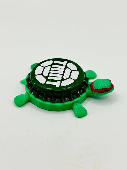 Raphael TMNT - Bottle Cap Magnet Turtle