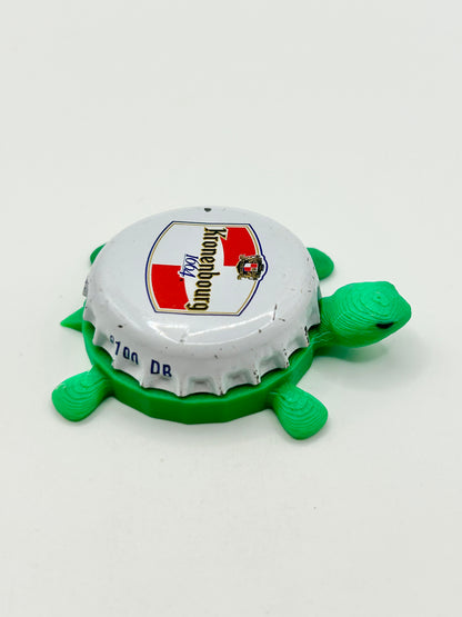 Kronenbourg 1664 (White) - Bottle Cap Magnet Turtle Shell Shocked Art