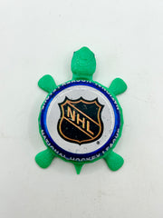 NHL Hockey - Bottle Cap Magnet Turtle Shell Shocked Art