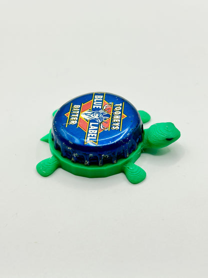 Tooheys Bitter Blue Label - Bottle Cap Magnet Turtle Shell Shocked Art