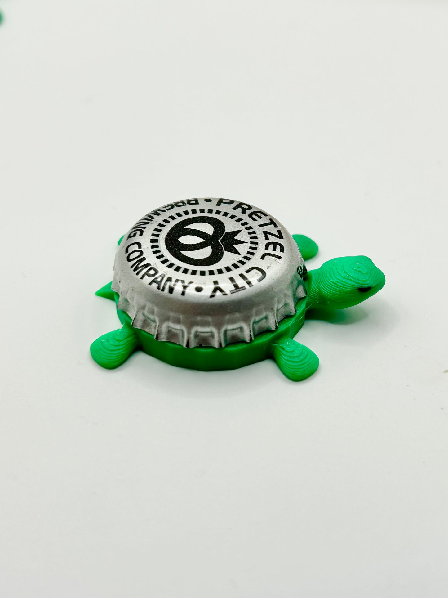 Pretzel City Brewing - Bottle Cap Magnet Turtle
