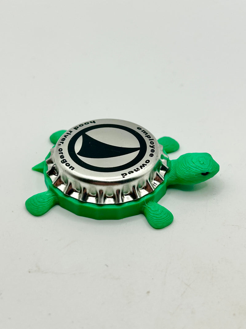 Full Sail Brewing Co (Silver) - Bottle Cap Magnet Turtle Shell Shocked Art