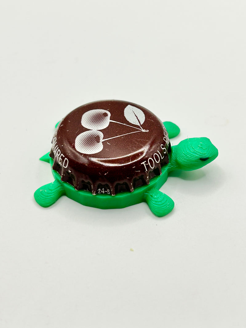 Full Sail Cherries - Bottle Cap Magnet Turtle Shell Shocked Art