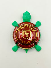 Roederer Estate Champagne - Bottle Cap Magnet Turtle