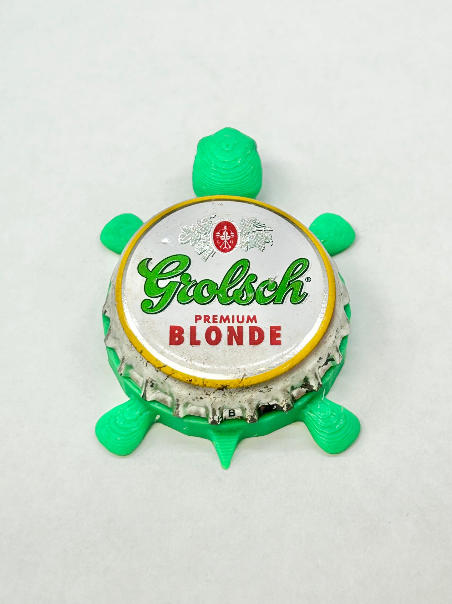Grolsch Premium Blonde - Bottle Cap Magnet Turtle