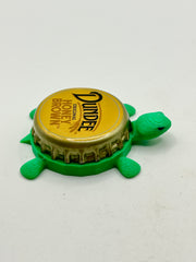 Dundee Honey Brown - Bottle Cap Magnet Turtle Shell Shocked Art