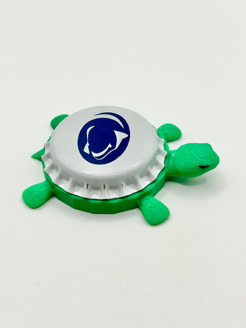 Penn State (Nittany Lion) - Bottle Cap Magnet Turtle Shell Shocked Art