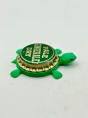 Pale Dry Ginger Ale Soda (Vintage, Tan) - Bottle Cap Magnet Turtle Shell Shocked Art