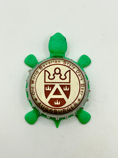 Augsburger - Bottle Cap Magnet Turtle Shell Shocked Art