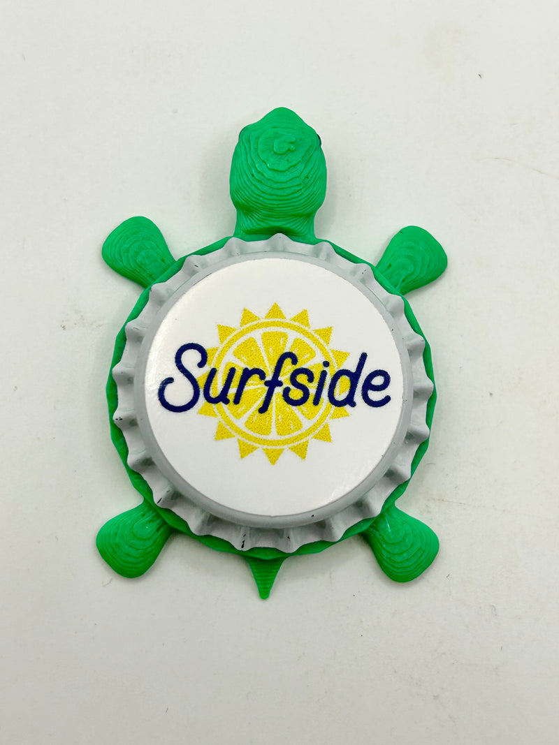 Surfside - Bottle Cap Magnet Turtle