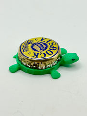 Coors Eisbock - Bottle Cap Magnet Turtle Shell Shocked Art