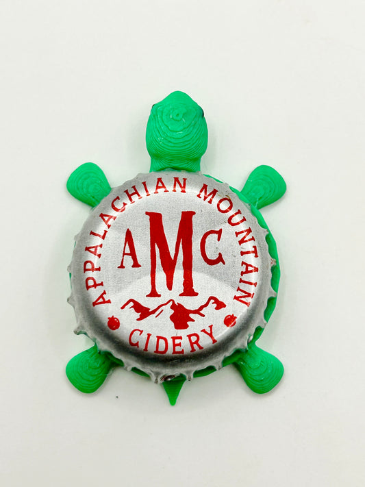 Appalachian Mountain Cidery - Bottle Cap Magnet Turtle