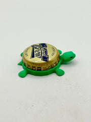 Natural Brew (Vintage) - Bottle Cap Magnet Turtle Shell Shocked Art