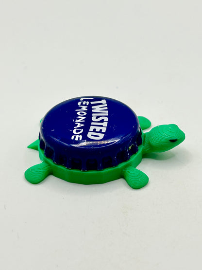 Twisted Lemonade - Bottle Cap Magnet Turtle Shell Shocked Art