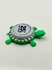 Pelican Brewing (25th Anniversary) - Bottle Cap Magnet Turtle Shell Shocked Art