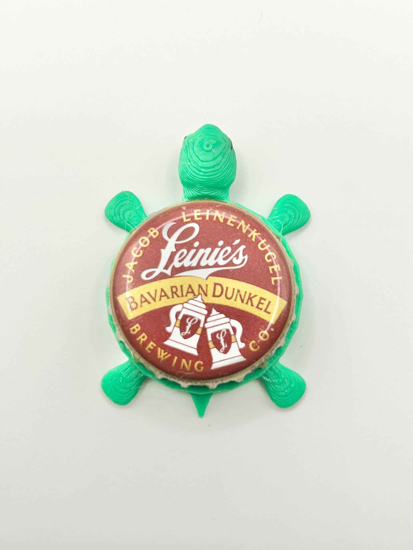 Leinenkugel's Bavarian Dunkel - Bottle Cap Magnet Turtle