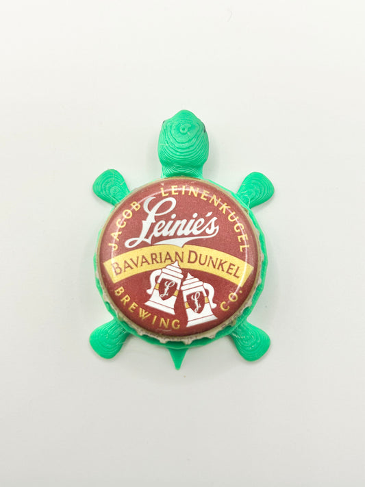 Leinenkugel's Bavarian Dunkel - Bottle Cap Magnet Turtle