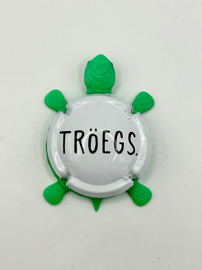 Troegs Brewing (White Cork Cage Cap) - Bottle Cap Magnet Turtle Shell Shocked Art
