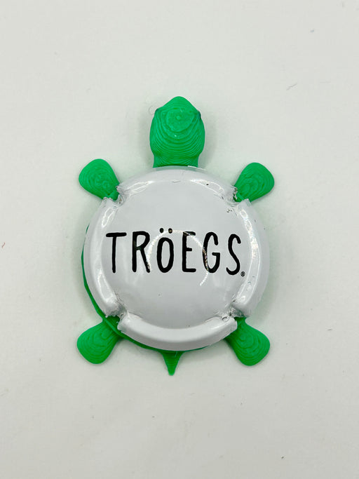 Troegs Brewing (White Cork Cage Cap) - Bottle Cap Magnet Turtle Shell Shocked Art