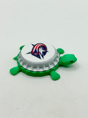 Columbus Blue Jackets - Bottle Cap Magnet Turtle Shell Shocked Art