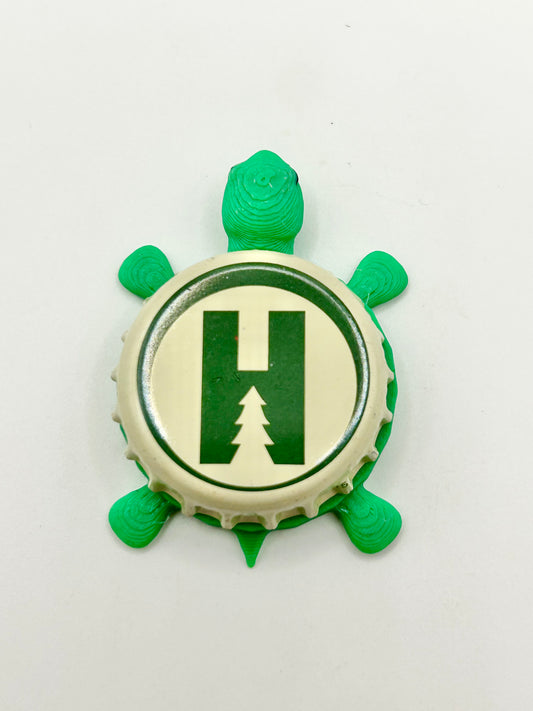 Hamburg Brewing - Bottle Cap Magnet Turtle