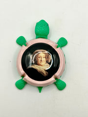 Veuve Clicquot Champagne (Pink) - Bottle Cap Magnet Turtle Shell Shocked Art