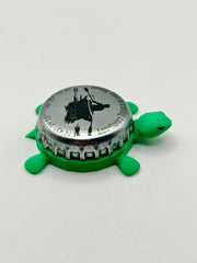 Rising Tide Brewing - Bottle Cap Magnet Turtle Shell Shocked Art