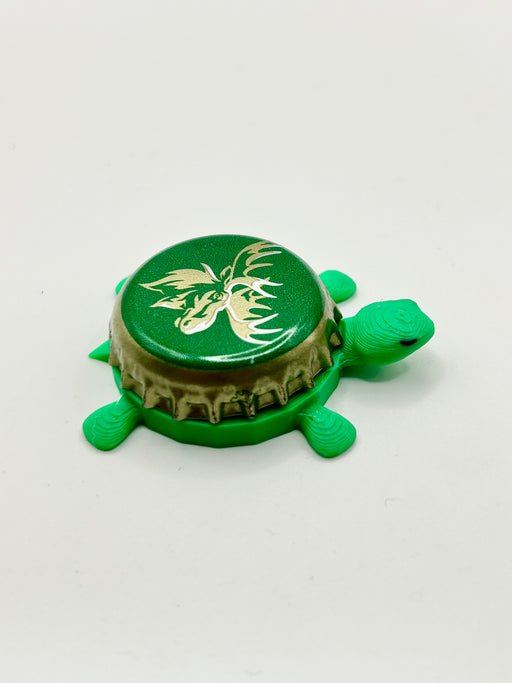 Moosehead Canadian Lager (New Design) - Bottle Cap Magnet Turtle Shell Shocked Art