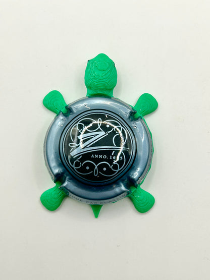 Kleine Zalze Champagne - Bottle Cap Magnet Turtle