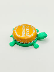 Sierra Nevada (Mango Cap) - Bottle Cap Magnet Turtle Shell Shocked Art