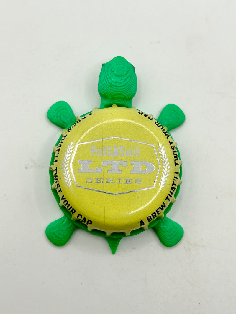 Full Sail Brewing LTD Series (Light Yellow) - Bottle Cap Magnet Turtle Shell Shocked Art