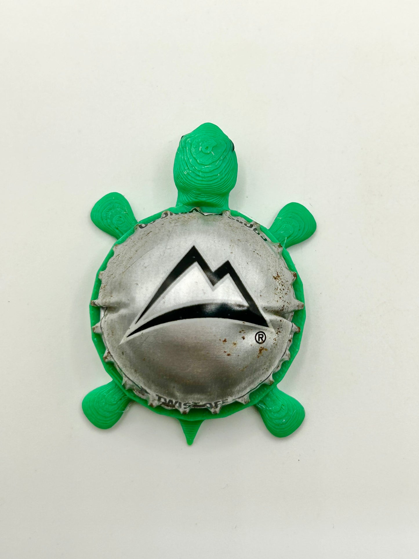 Coors Light (Dome Shell) - Bottle Cap Magnet Turtle