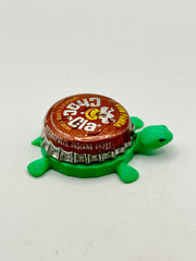 Choc-ola Cow Power - Bottle Cap Magnet Turtle Shell Shocked Art